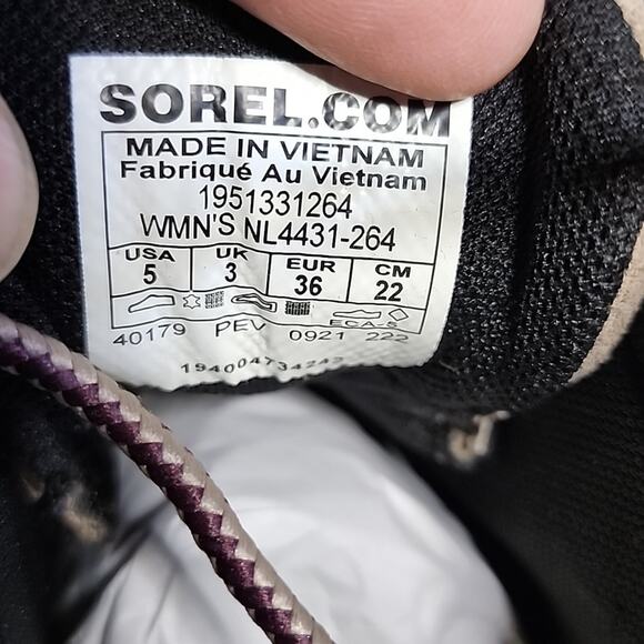 Sorel Out N About III Classic Waterproof Lace Up Boots Omega Taupe Womens 5 NEW - Picture 11 of 12